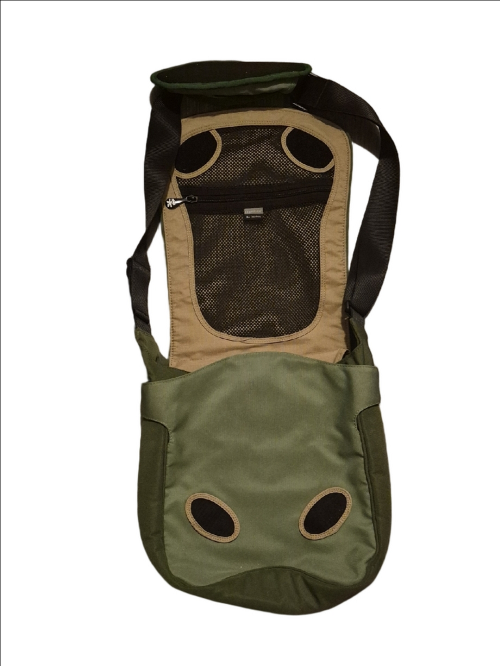 Crumpler The Luncheon Olive Green Canvas Messenger Computer Laptop Bag - Picture 2 of 13